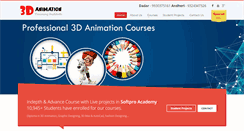 Desktop Screenshot of 3danimationinstitute.com